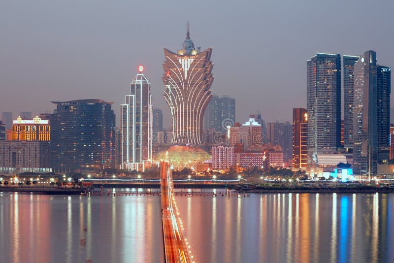 澳门 澳门博彩 天际线夜景